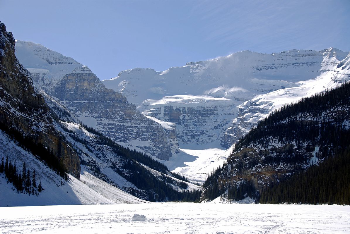 12 Mount Lefroy, Mount Victoria and Frozen Lake Louise Afternoon